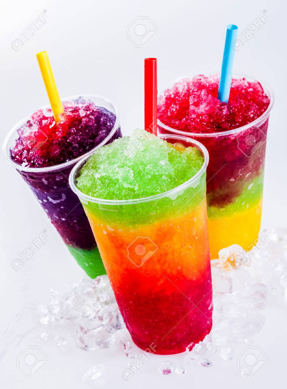 400 Ct Slushy Spoon Straws Icy Smoothie Snow Cone Assorted Color Drinking Party 